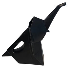 Elephant Black Ceramic Picher