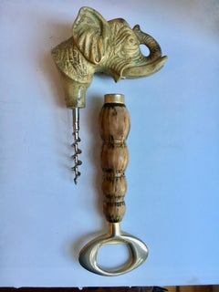 Elephant Brass Bottle Wine Opener