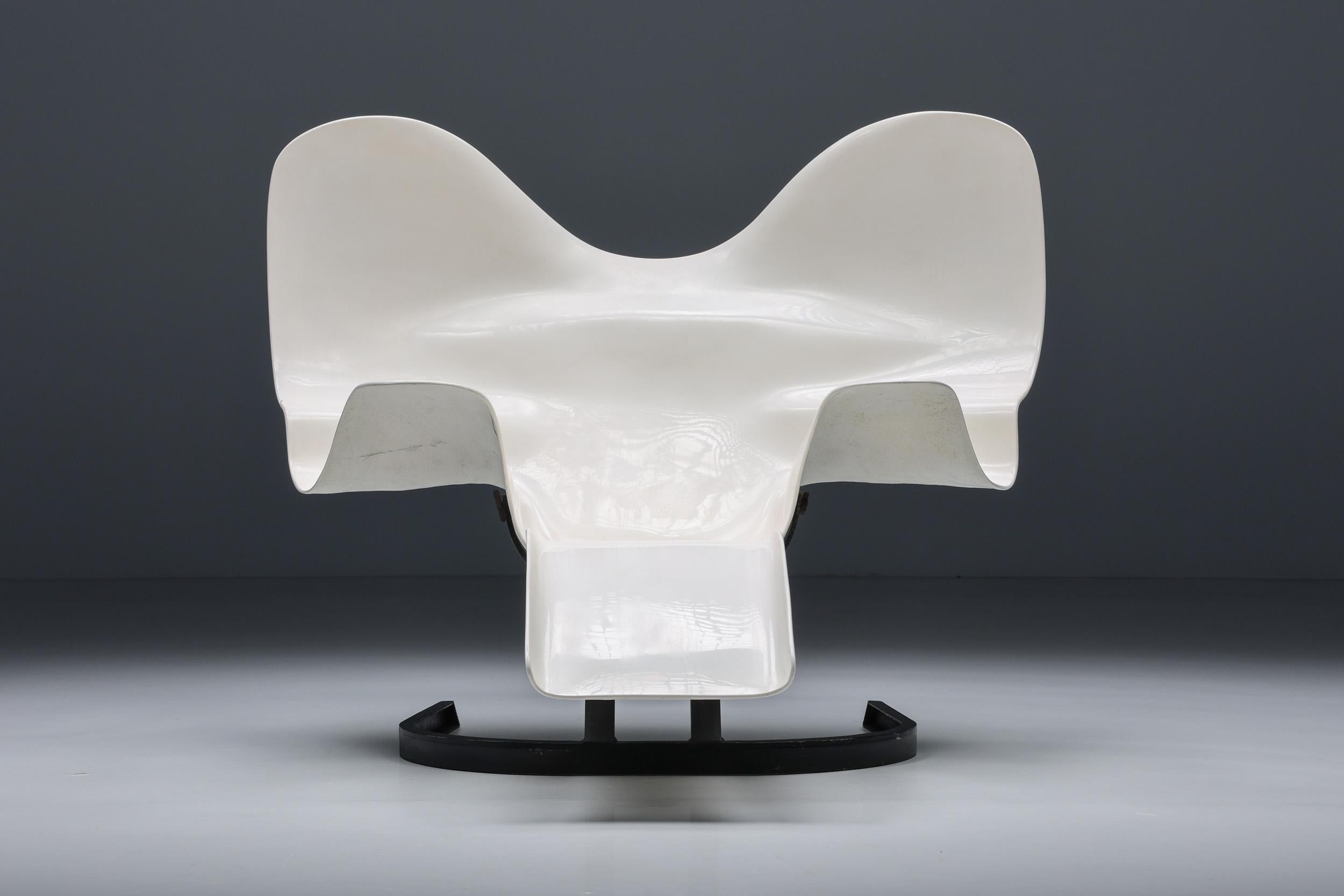 French Elephant Chair by Bernard Rancillac, Limited Edition 37/100, 1985 For Sale