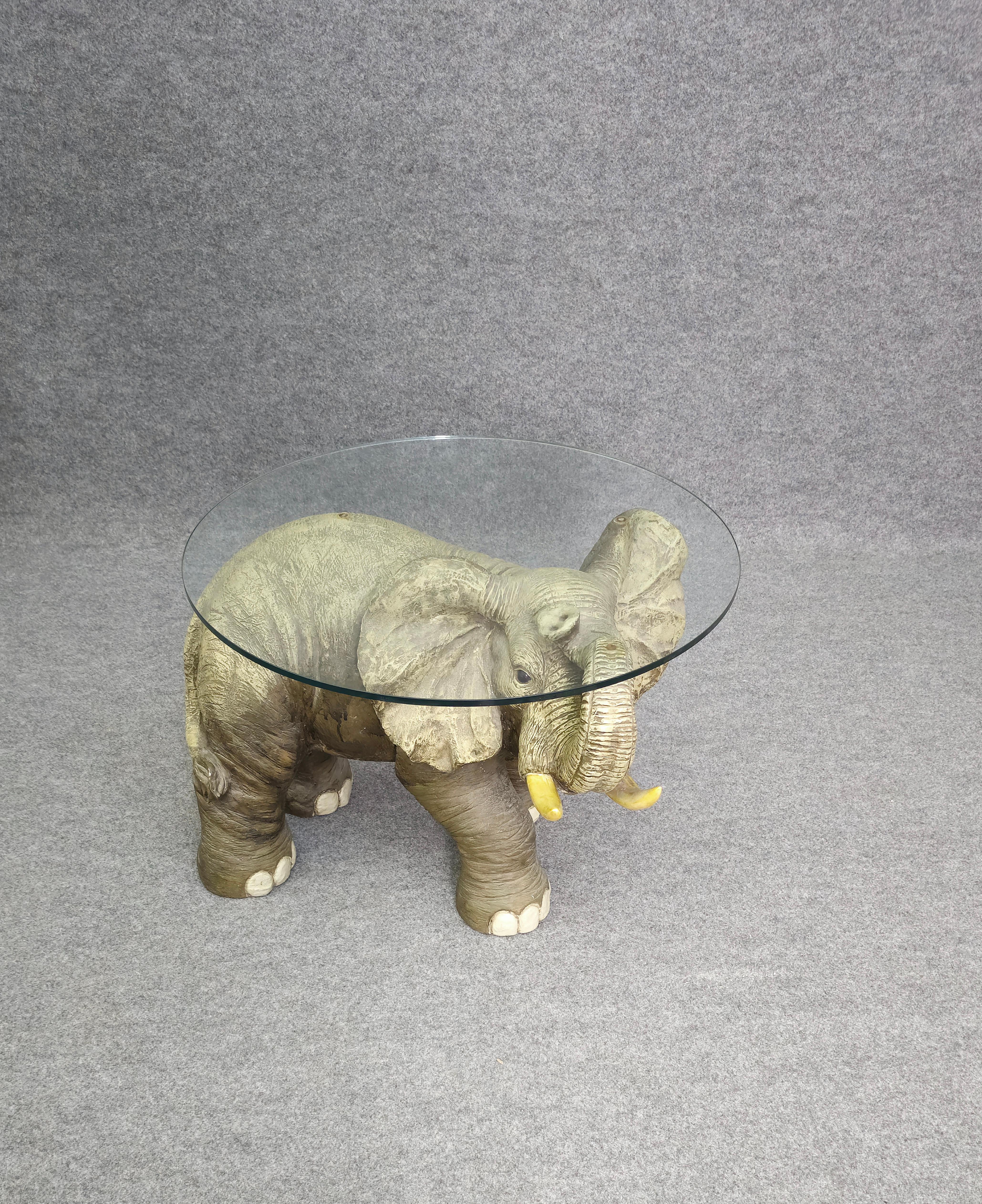 Elefanten Couchtisch, Mid Century, Italien, 1960er Jahre im Zustand „Gut“ im Angebot in Palermo, IT