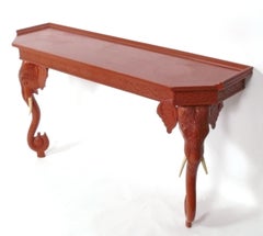 Elephant Console Table in Your Choice of Color