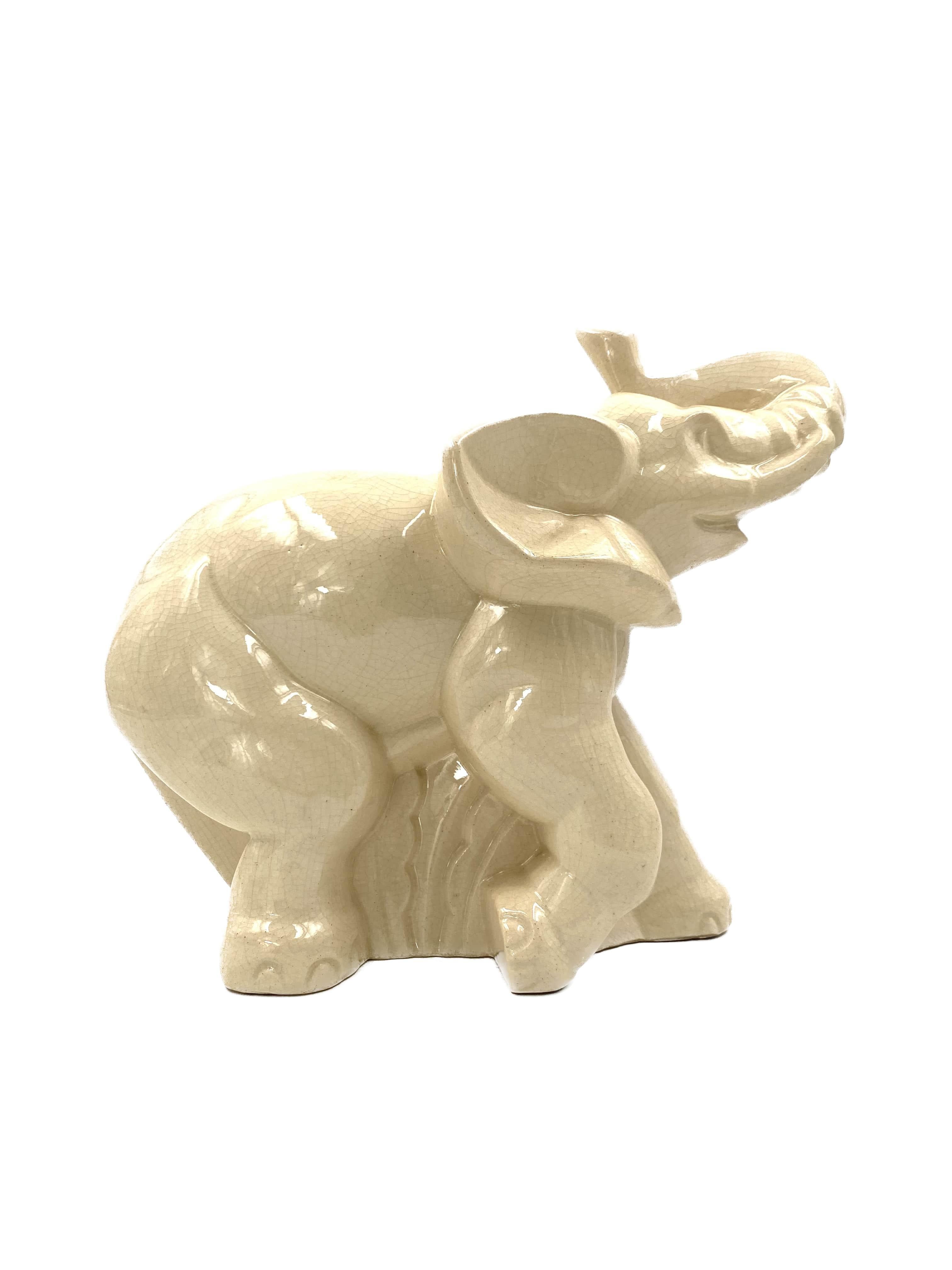real ivory elephant figurine