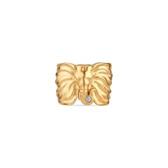 Elephant Cuff Bracelet, Yellow Gold by MAZARIN