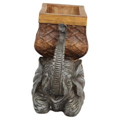 8.75" Elephant Décor Planter