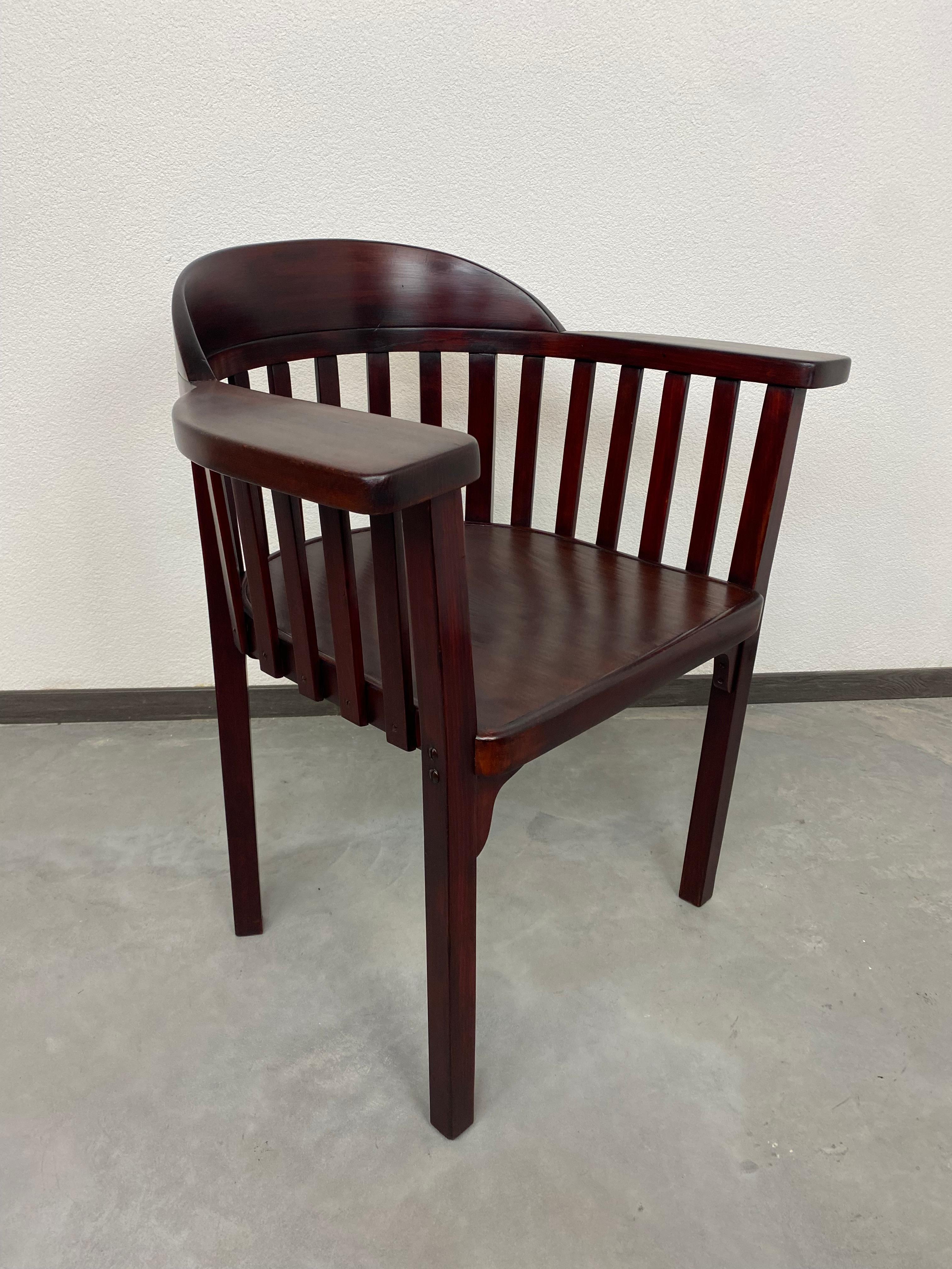 Bentwood Elephant Desk Chair by Josef Hoffmann for J&J Kohn For Sale