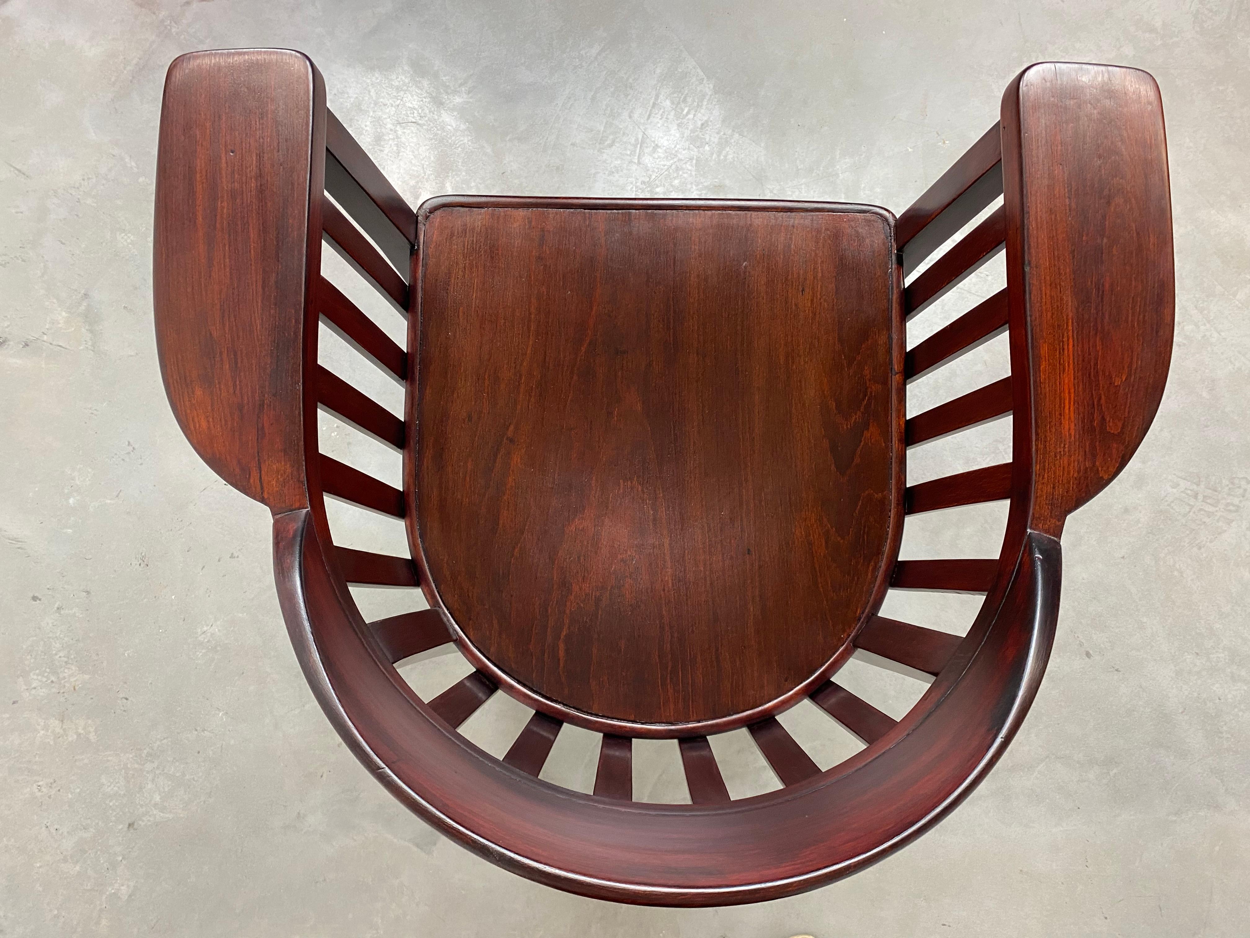 Elephant Desk Chair by Josef Hoffmann for J&J Kohn For Sale 2