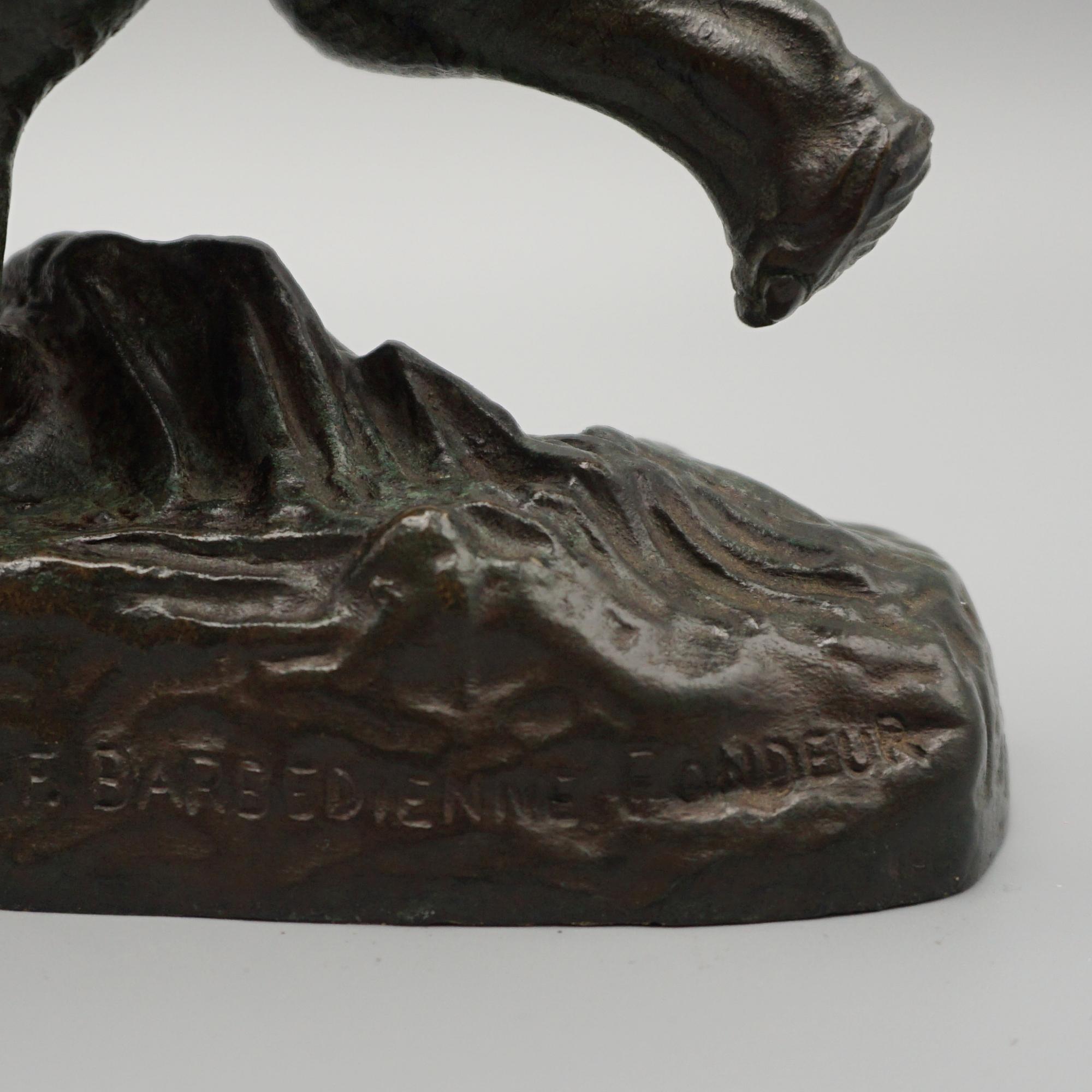 Sculpture en bronze de la fin du XIXe siècle d'Antoine-Louis Barye 'Elephant Du Senegal'. en vente 11