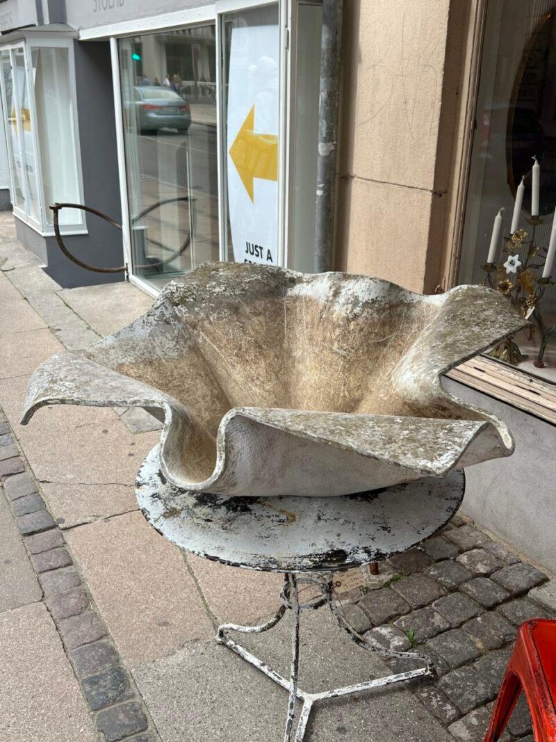 Mid-20th Century Elephant Ear Handkerchief Planter, Willy Guhl