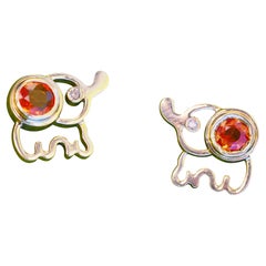 Elephant earrings studs