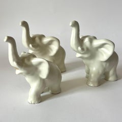 Elephant Family by Vicke Lindstrand for Upsala-Ekeby, Sweden, 1940s