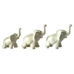 Elephant Family by Vicke Lindstrand for Upsala-Ekeby, Sweden, 1940s