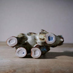 Elephant Figure in Ceramic by Knud Kyhn