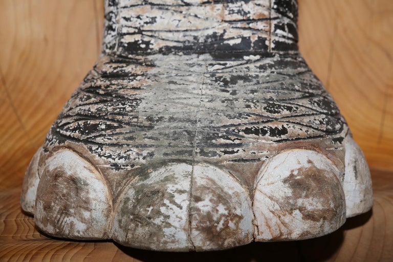 Elephant Foot Set of Two Side Table in Solid Wood at 1stDibs | elephant ...