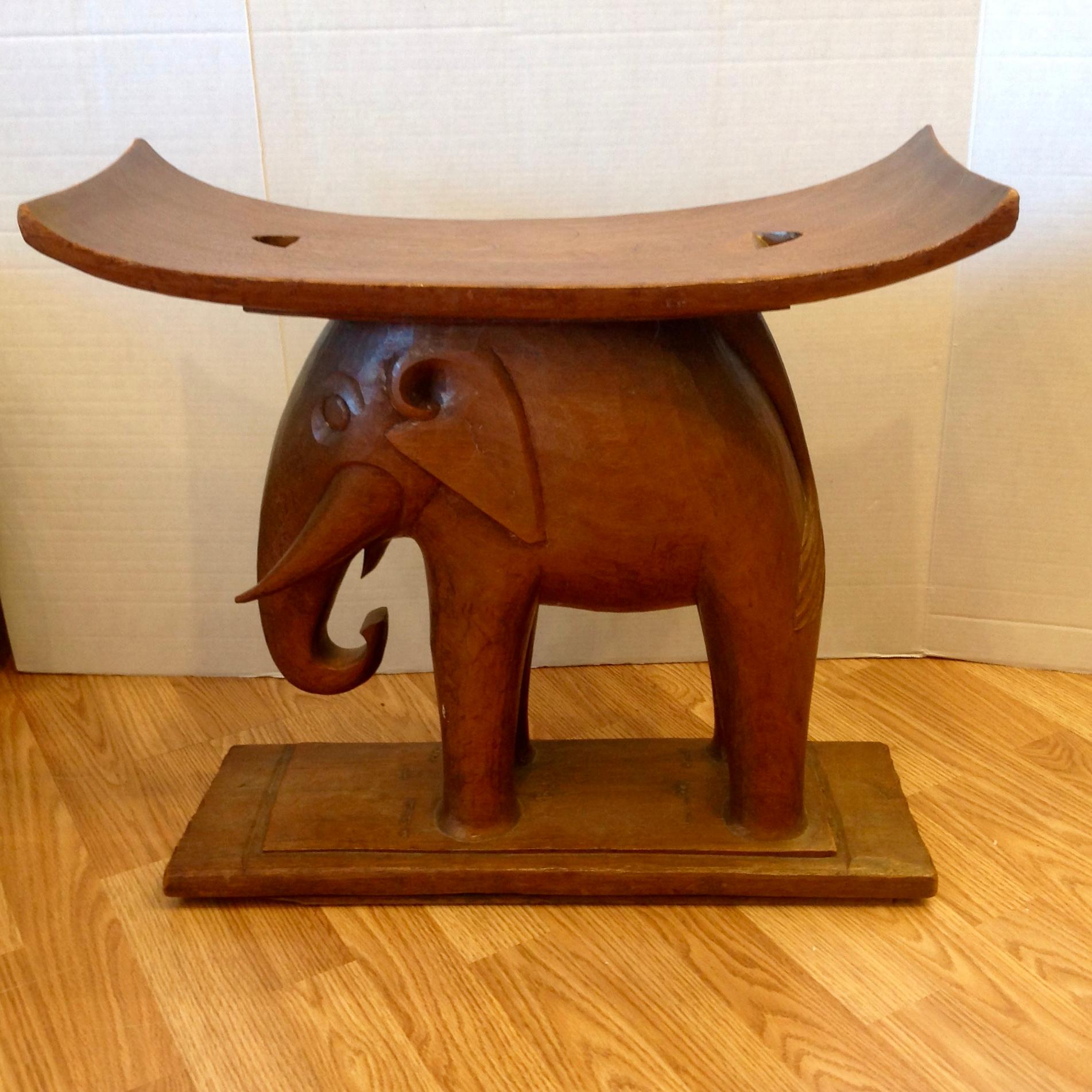 elephant bench seat