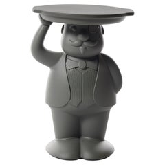 Elefantengrauer Ambrogio-Beistelltisch von Favaretto&Partners