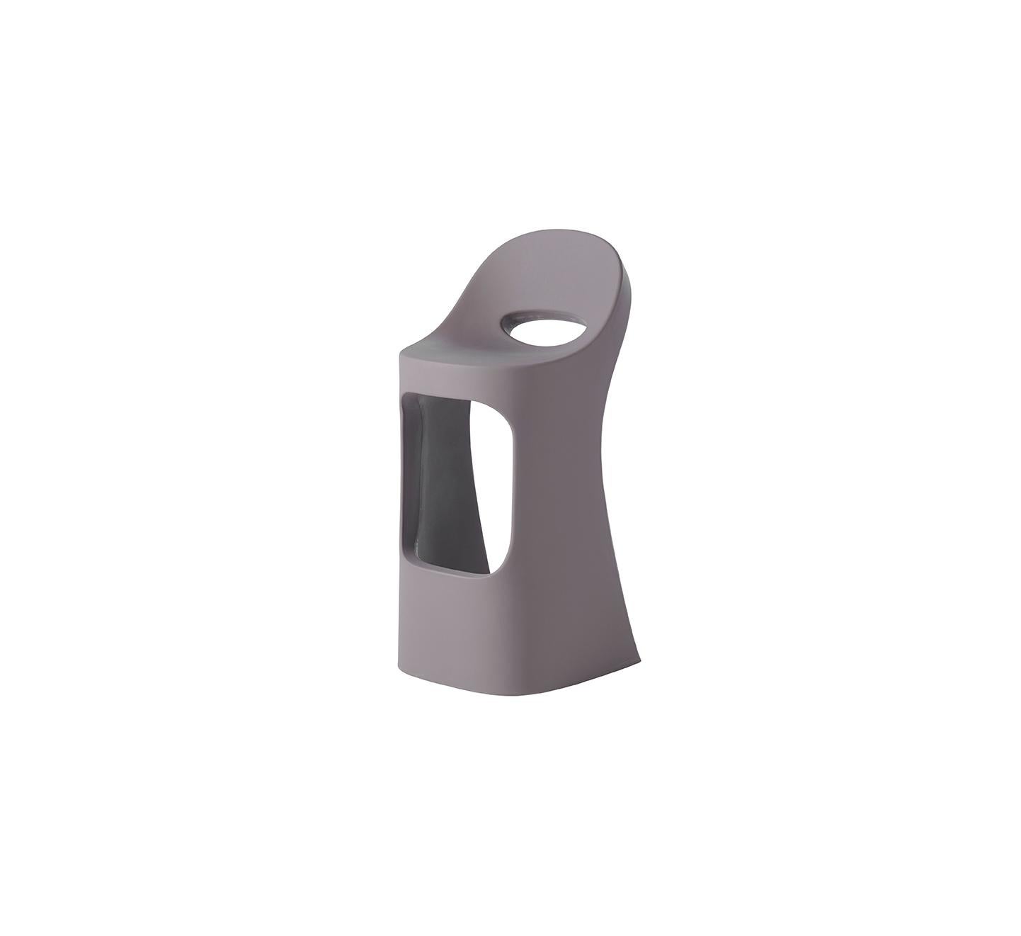 Other Elephant Grey Amélie Sit Up High Stool by Italo Pertichini For Sale