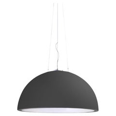 Lampada a sospensione Elephant Grey Cupole 80 di Giò Colonna Romano
