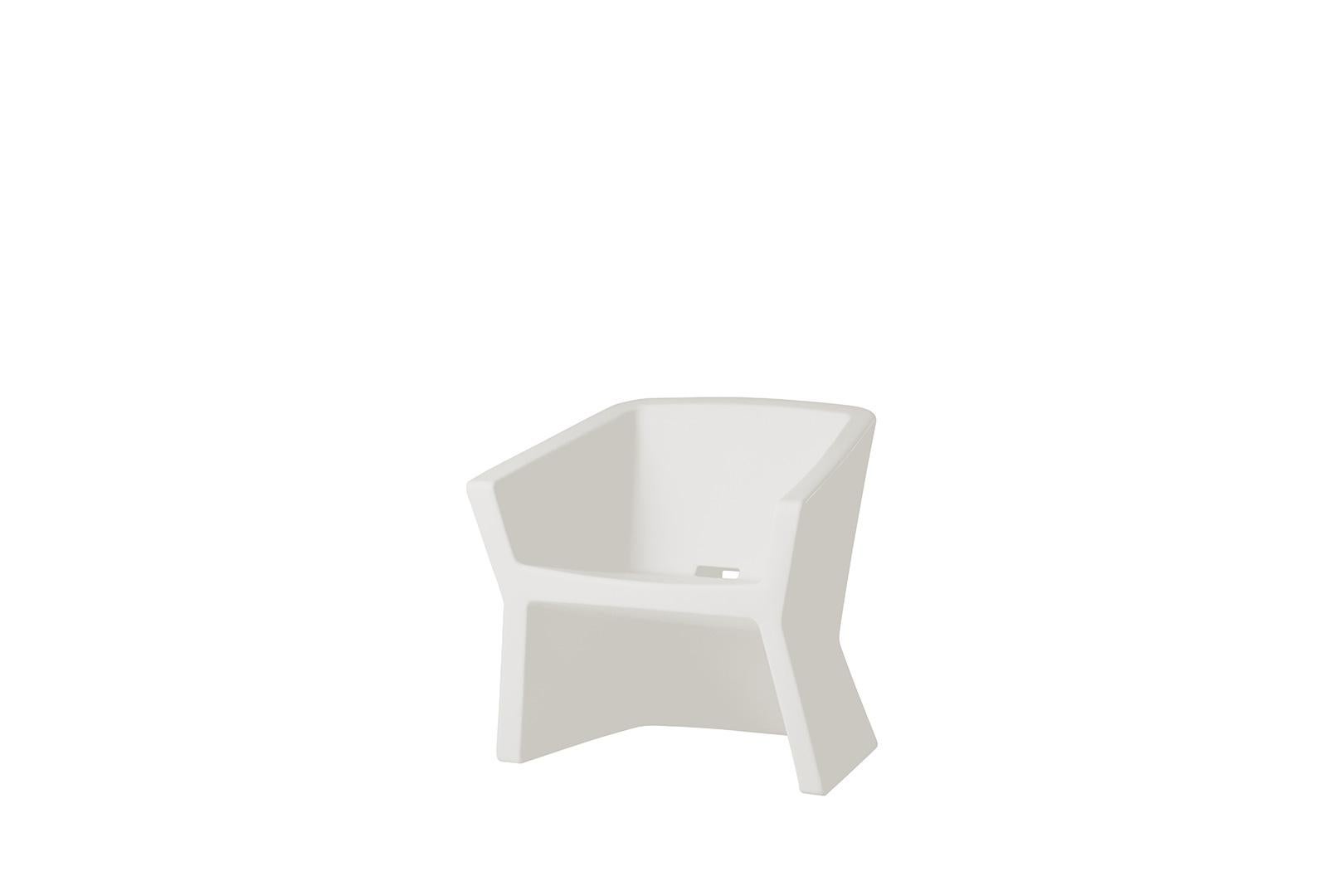 Contemporary Elephant Grey Exofa Armchair by Jorge Najera For Sale