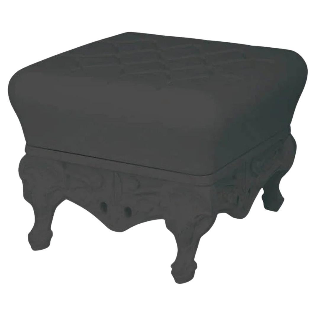Pouf Prince d'amour gris éléphant de Moro, Pigatti