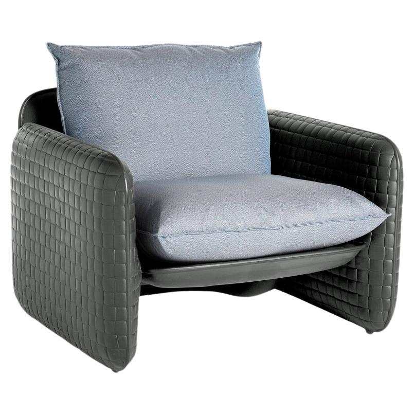 Elephant Grey Mara Armchair by Lorenza Bozzoli