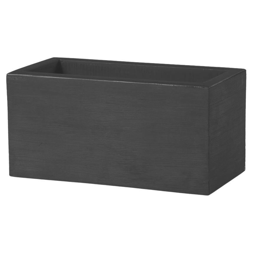 Elephant Grey Quadra 90 Pot by Giò Colonna Romano