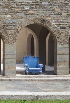 Elephant Grey Queen Of Love Armchair by Moro, Pigatti