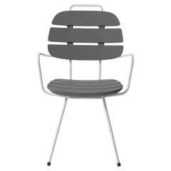 Elephant Grey Ribs Chair by OTTO Studio