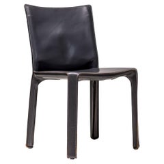 Silla Auxiliar de Comedor Cabina Gris Piel de Elefante de Mario Bellini para Cassina