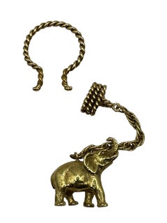Elephant Keyring in 18kt Yellow Gold - Micheletto