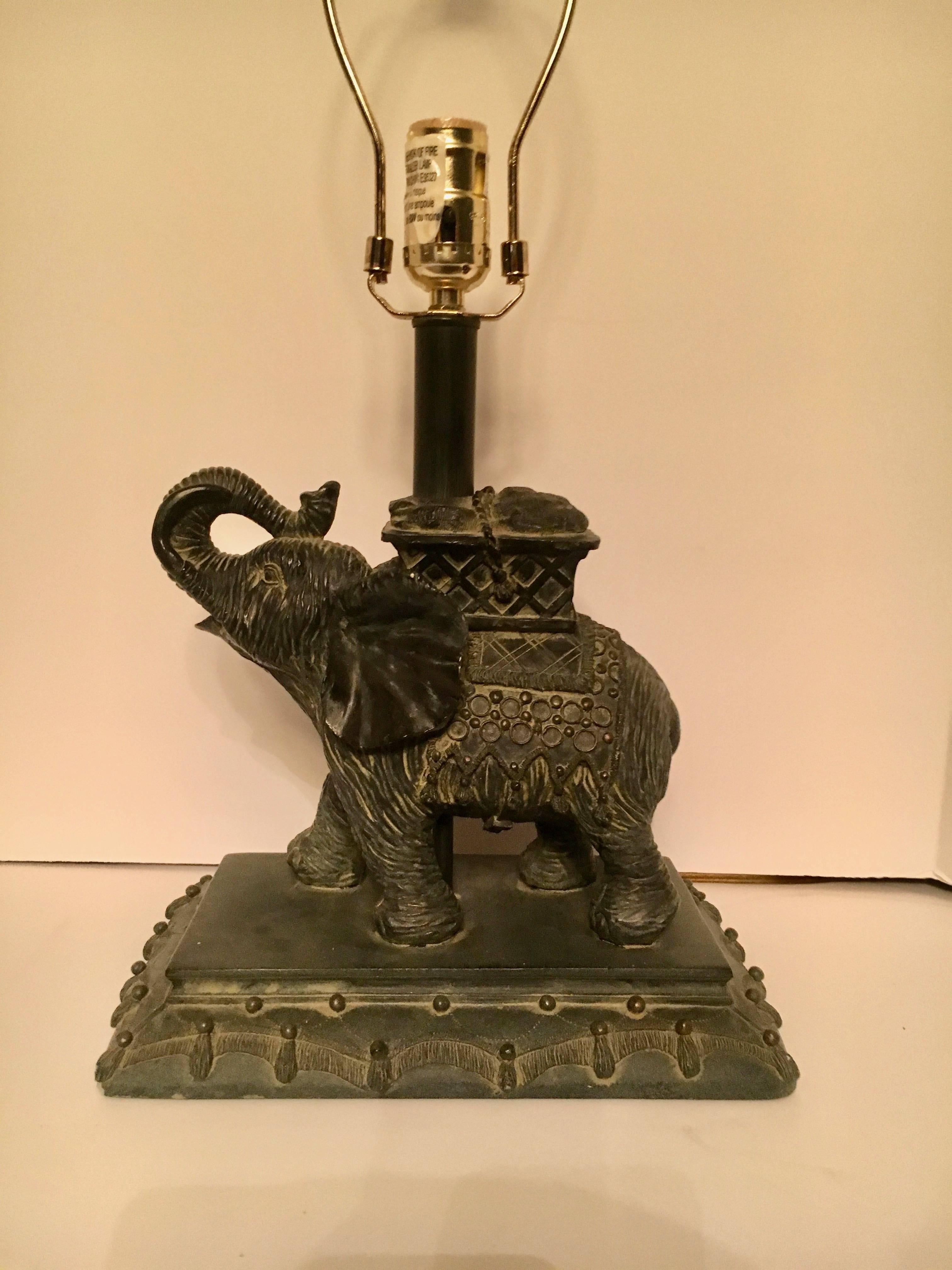 vintage elephant lamp