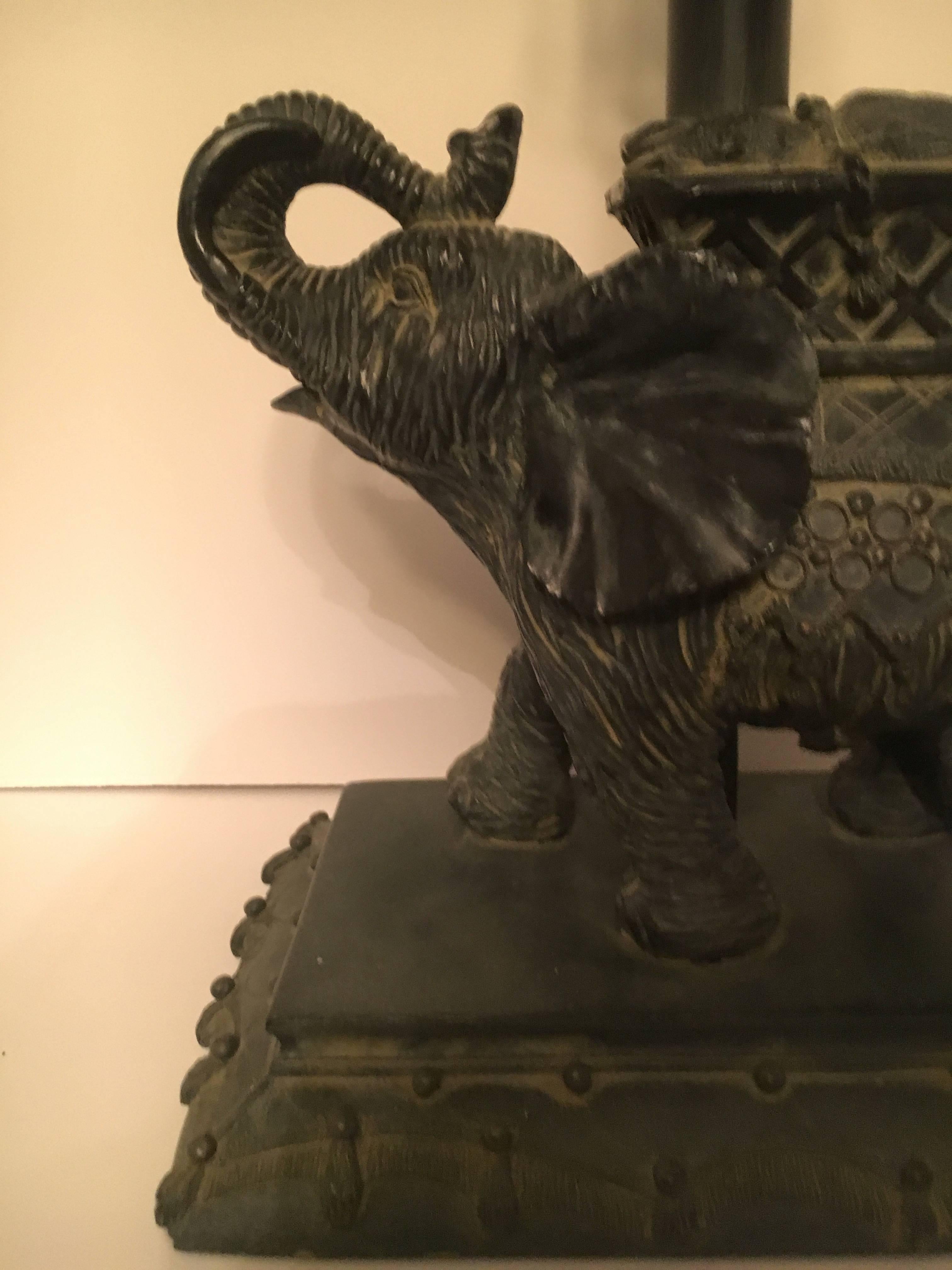 Elephant Lamp In Excellent Condition In Los Angeles, CA