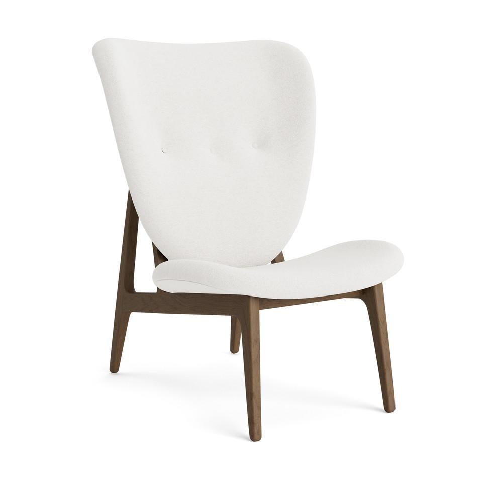 'Elephant' Lounge Chair by Norr11, Black Oak, Barnum Bouclé In New Condition For Sale In Paris, FR