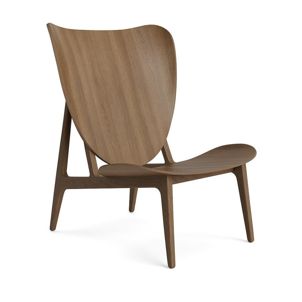Elephant Lounge Chair by NORR11
Dimensions: D 75 x W 80 x H 96 cm. SH 38 cm. 
Materials: Natural oak.

Available in different oak finishes: Natural oak, light smoked oak, dark smoked oak, black oak. Also available in different upholstery options.