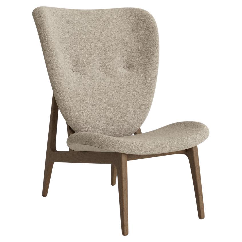 'Elephant' Lounge Chair by Norr11, Light Smoked Oak, Barnum Bouclé, Sand For Sale