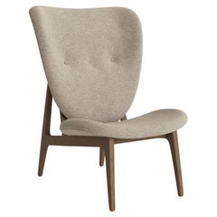 'Elephant' Lounge Chair by Norr11, Light Smoked Oak, Barnum Bouclé, Sand