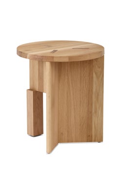 Tabouret en chêne éléphant