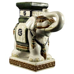 Elephant of the Good Luck, Vintage Ceramic Sculpture, 1970s