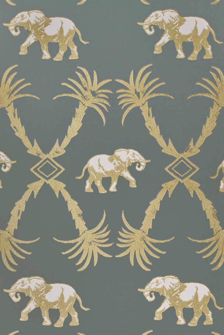 'Elephant Palm' Contemporary, Traditional Wallpaper in ...
