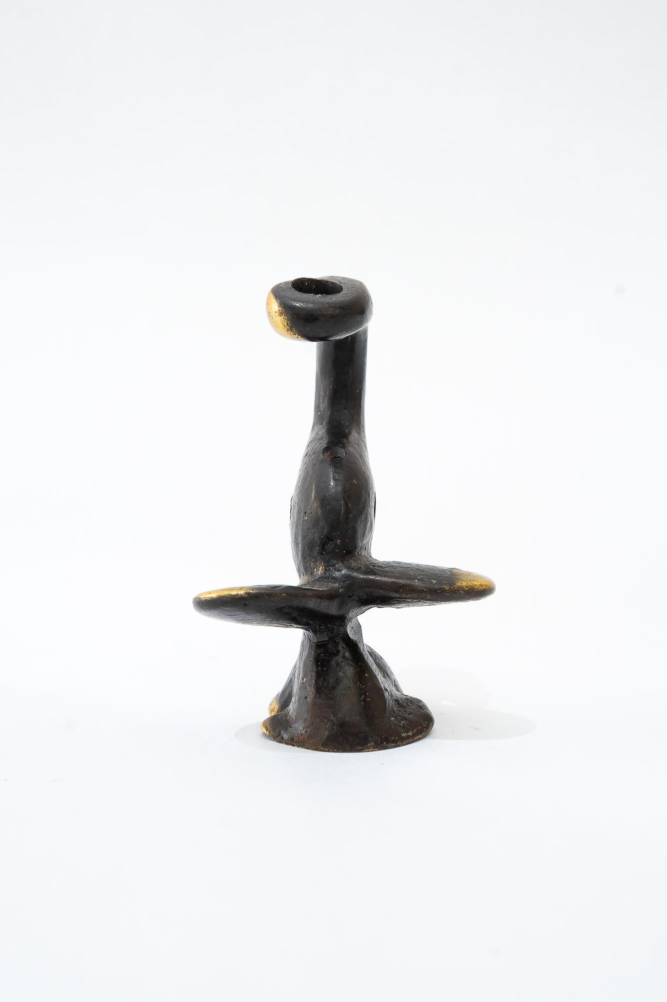 Blackened Elephant Penholder by Walter Bosse, Vienna, 1950s For Sale