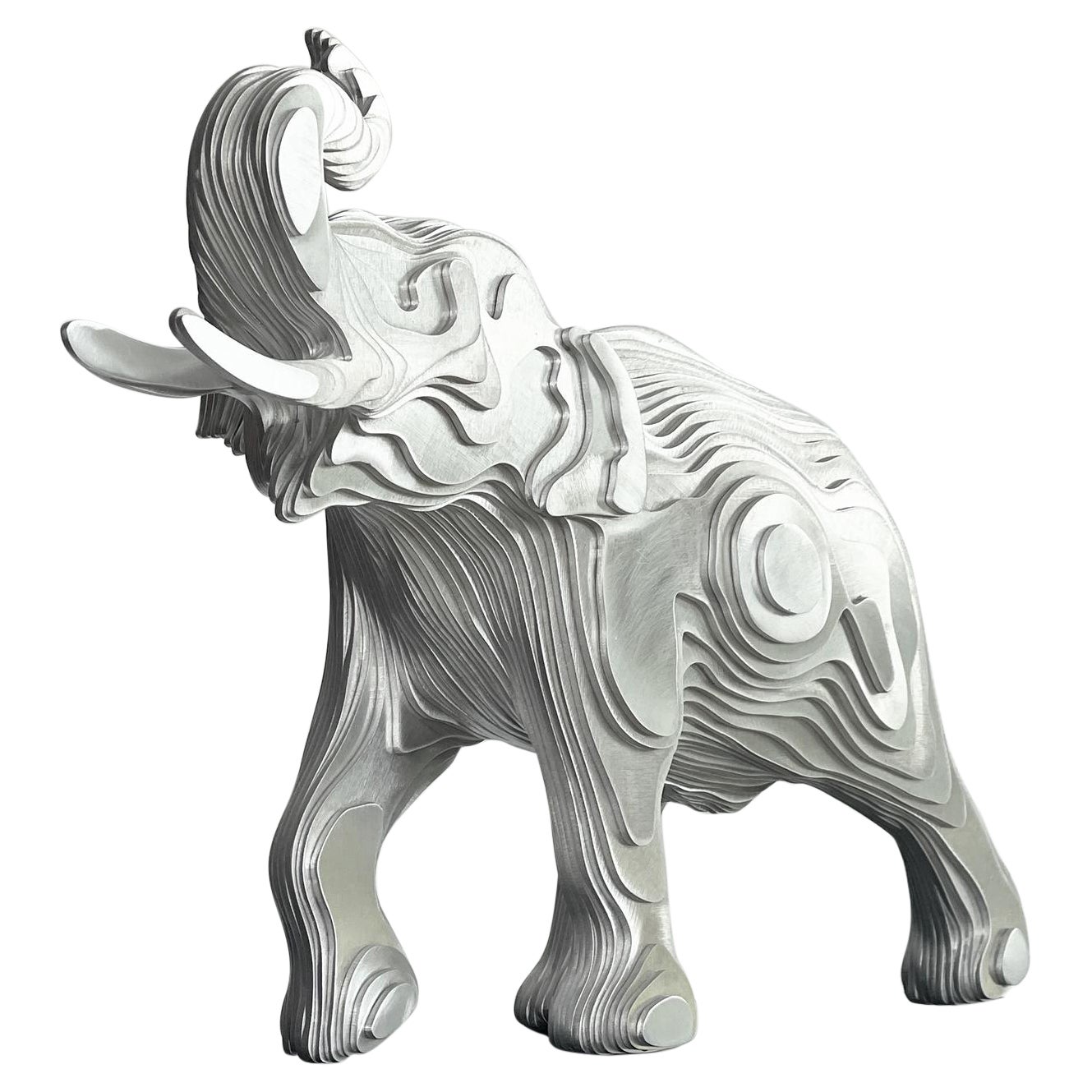 Scultura lucida di elefante