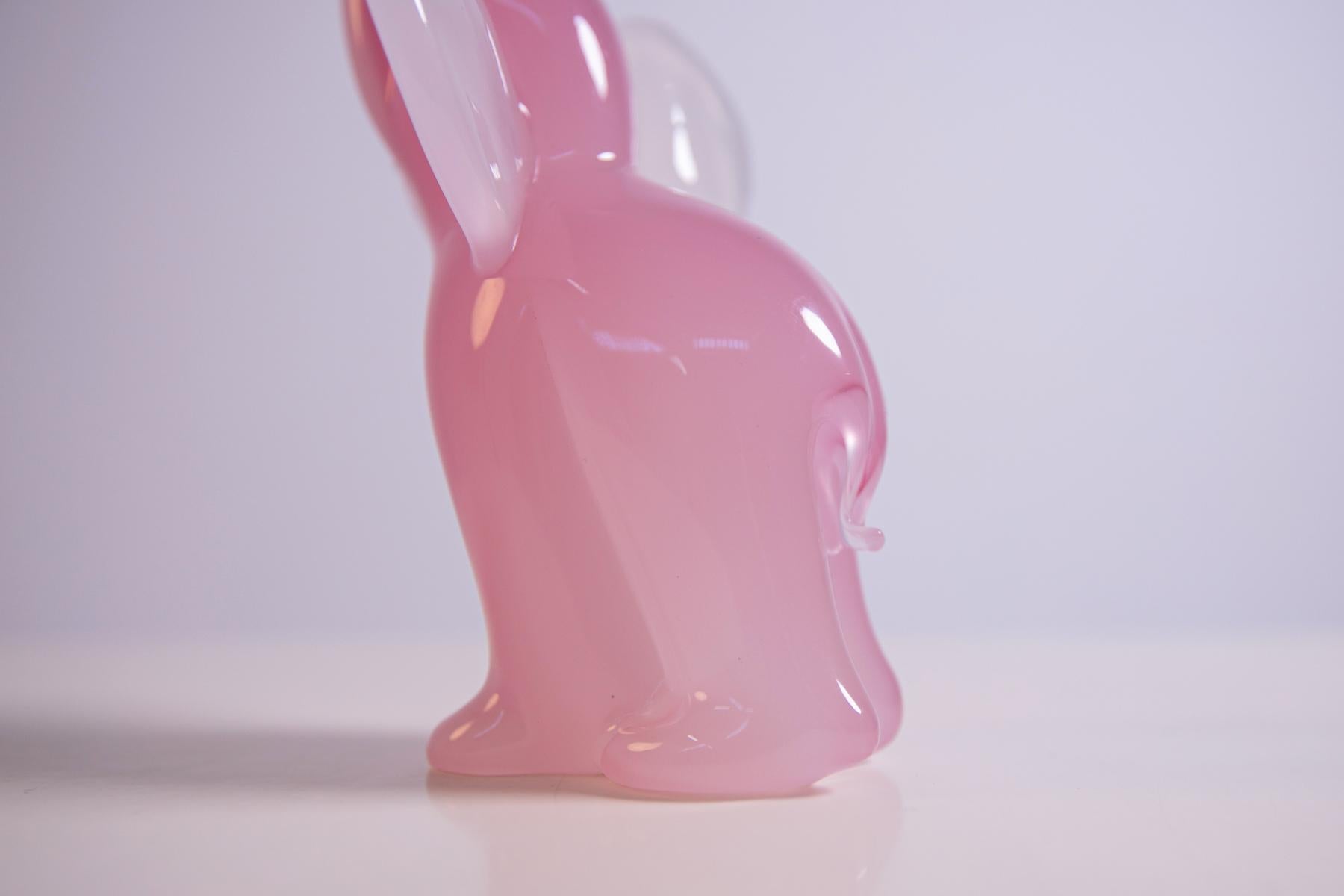 Elephant Sculpture in Pink Murano Glass by Archimede Seguso, 1950s In Good Condition In Milano, IT