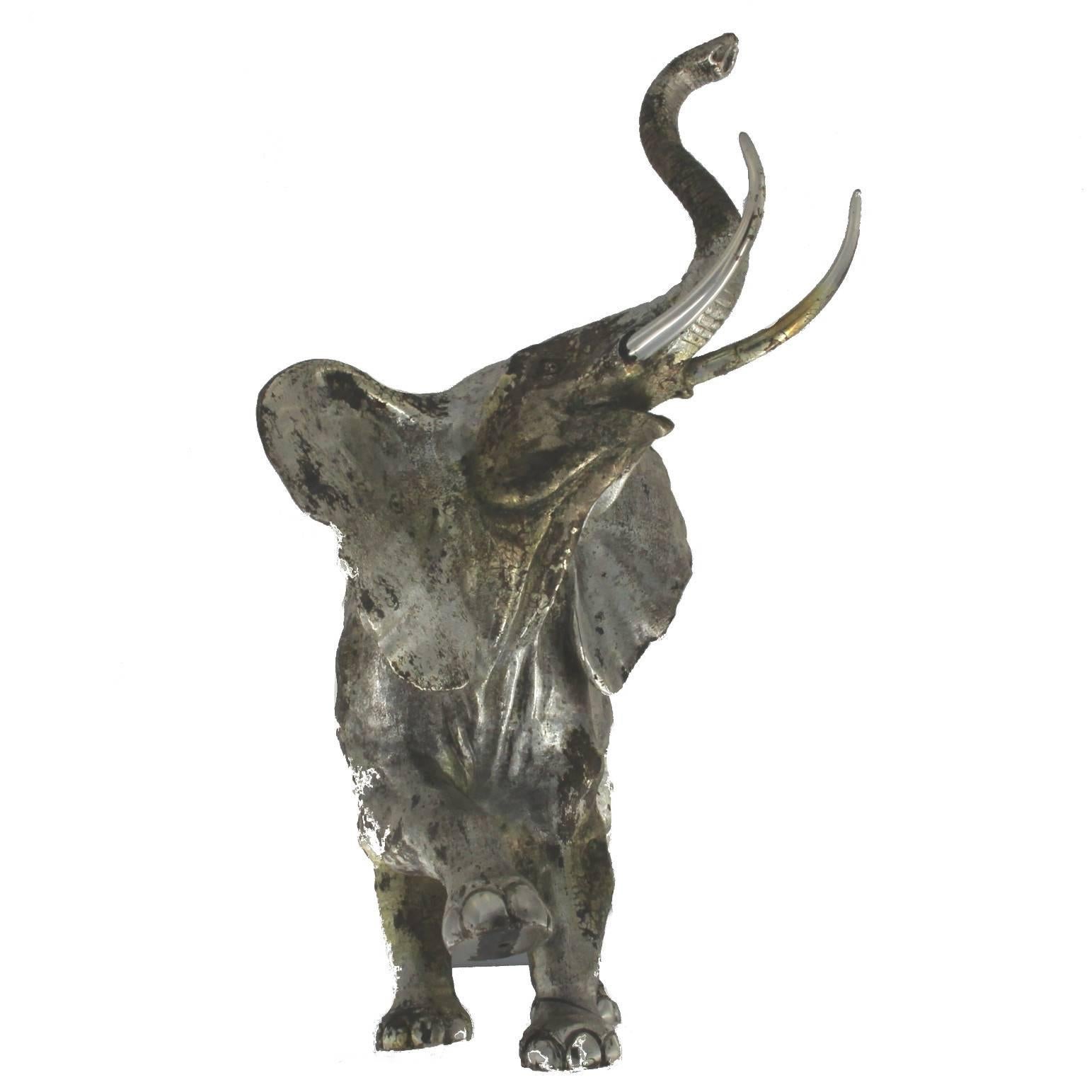 Elefante artigianale in argento In condizioni Nuovo in vendita a Milano, Lombardia