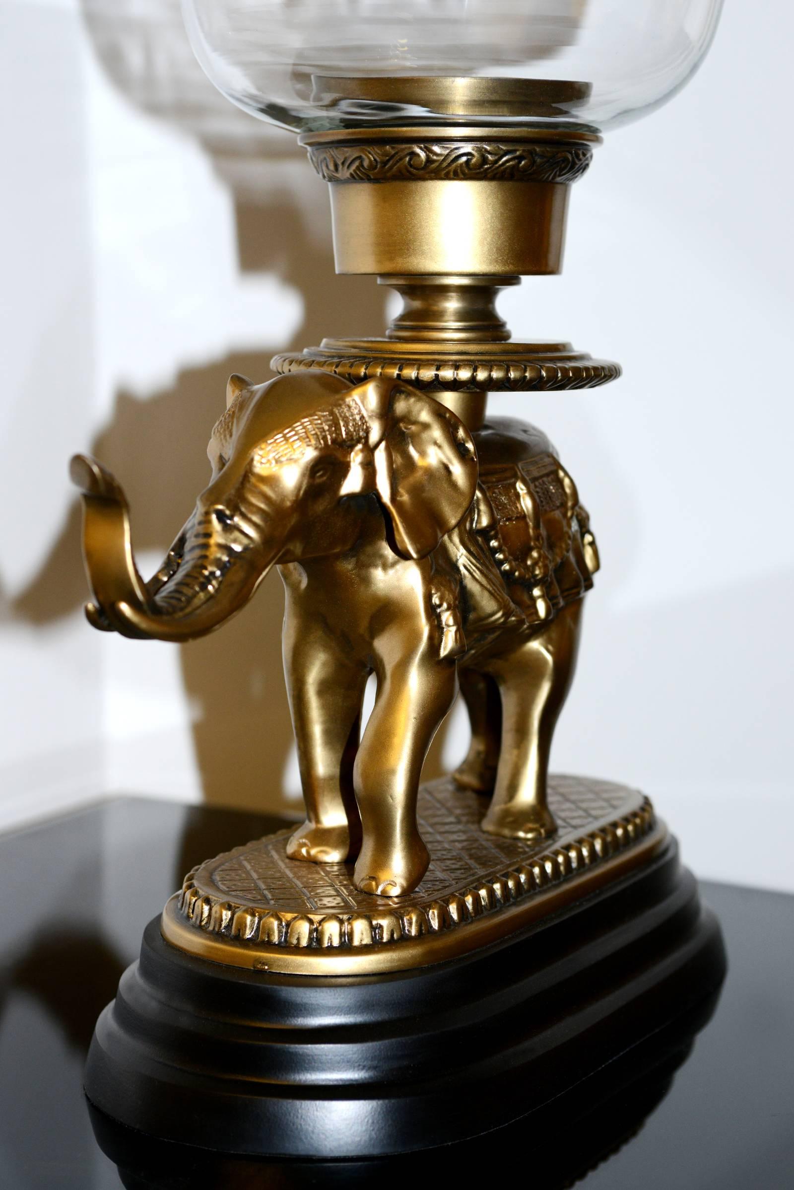 Set de dos Portacandelitas Elefante Hecho a mano en venta