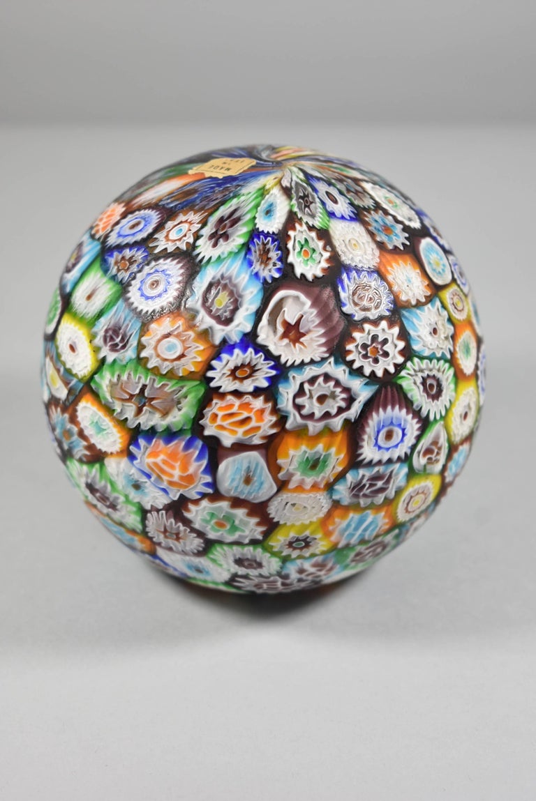 Elephant Single Socket Table Lamp Italian Murano Millefiori Glass Shade