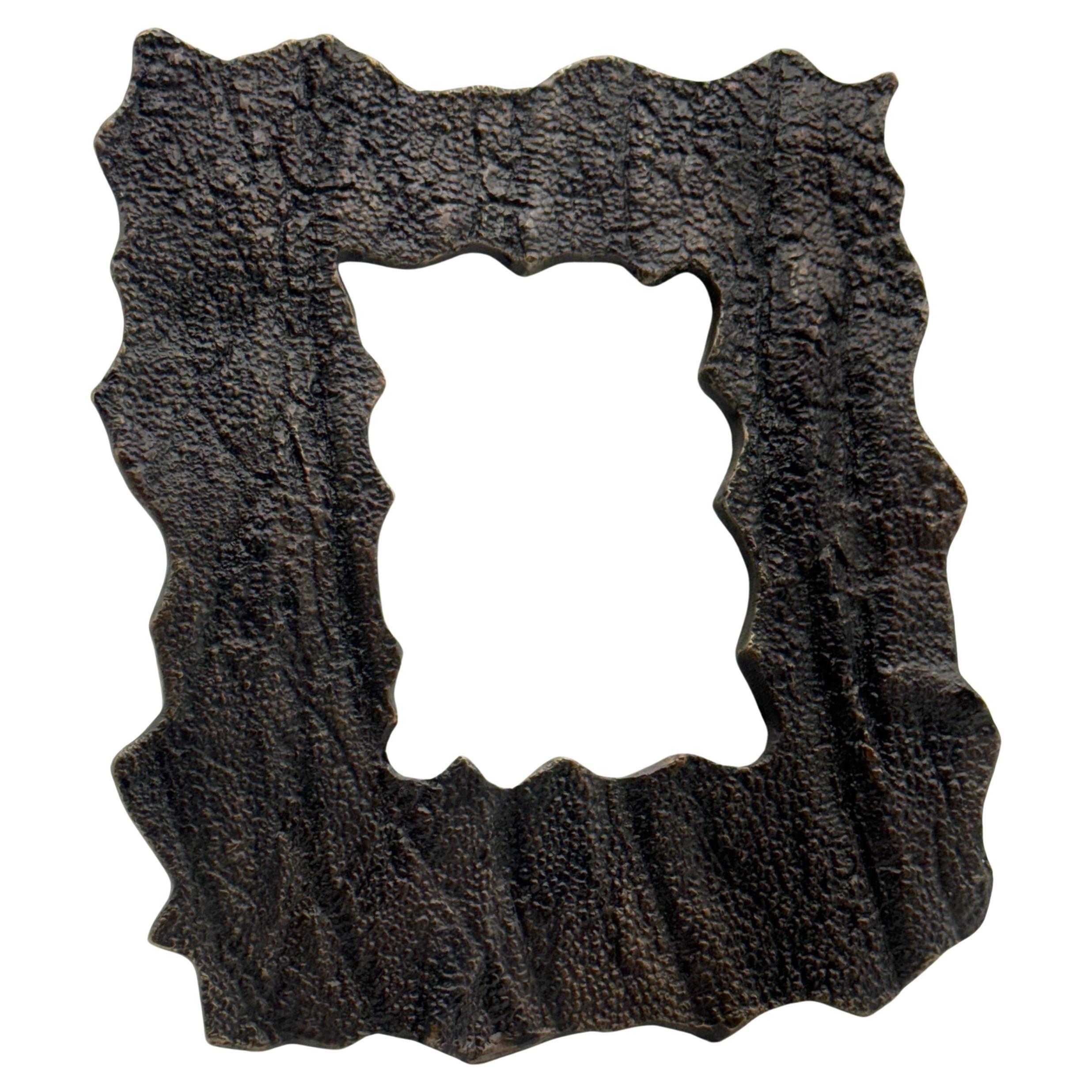 Elephant Skin #4 Bronze Frame by Denis Mathews (British, 1913-1997)
Posthumous Casting
This work is titled at the top 'Elephant Skin #4' and at the bottom 'Denis Mathews Copyright 2003'. 

This exceptional 