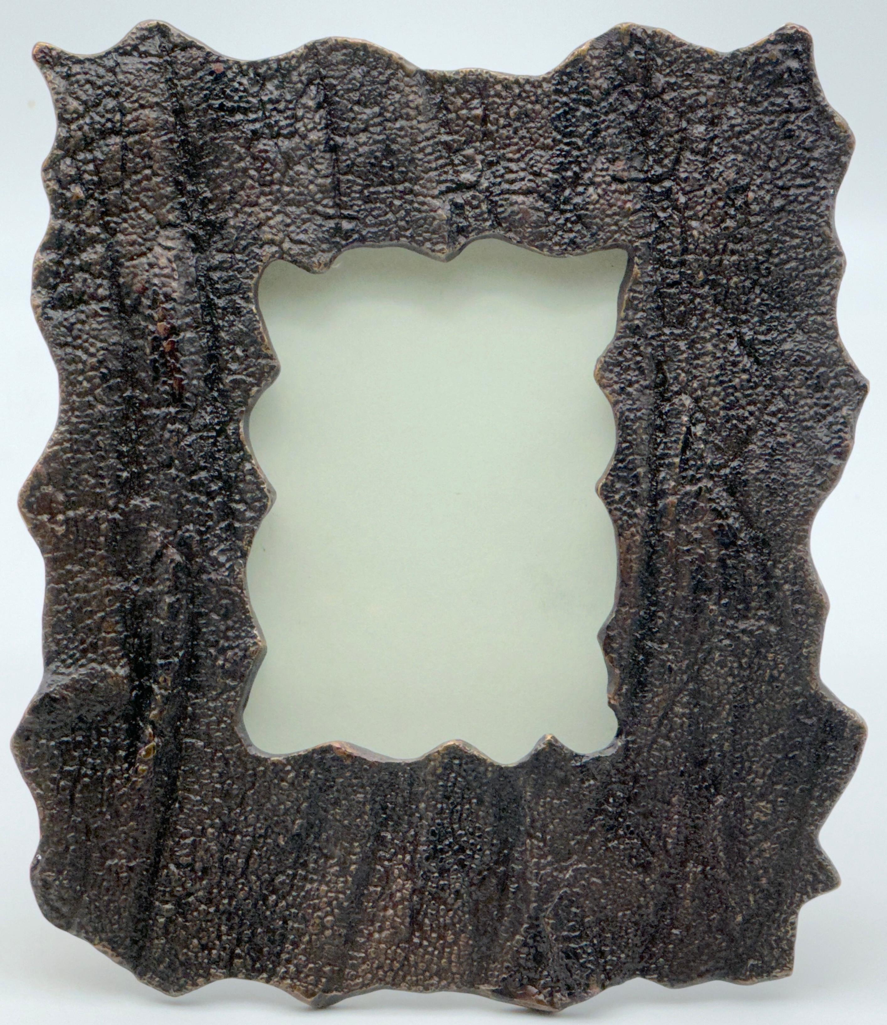 English Elephant Skin #4 Bronze Frame by Denis Mathews (British, 1913-1997) For Sale