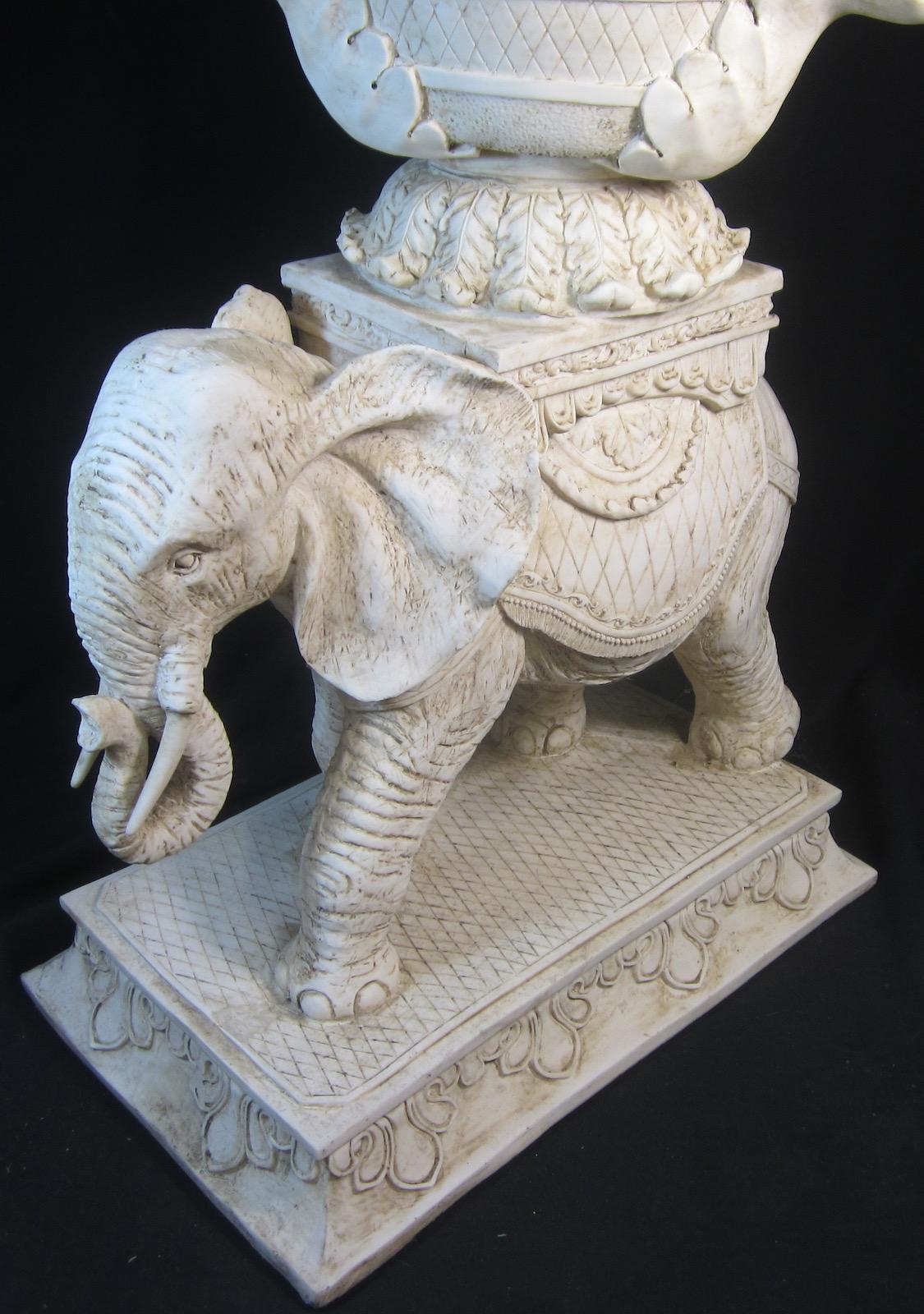 Hand-Crafted Elephant Table