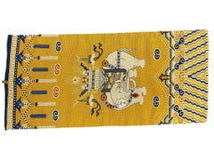 Elephant Wall Hanging Needlepoint Carpet - 5'-2" x 2'-5"