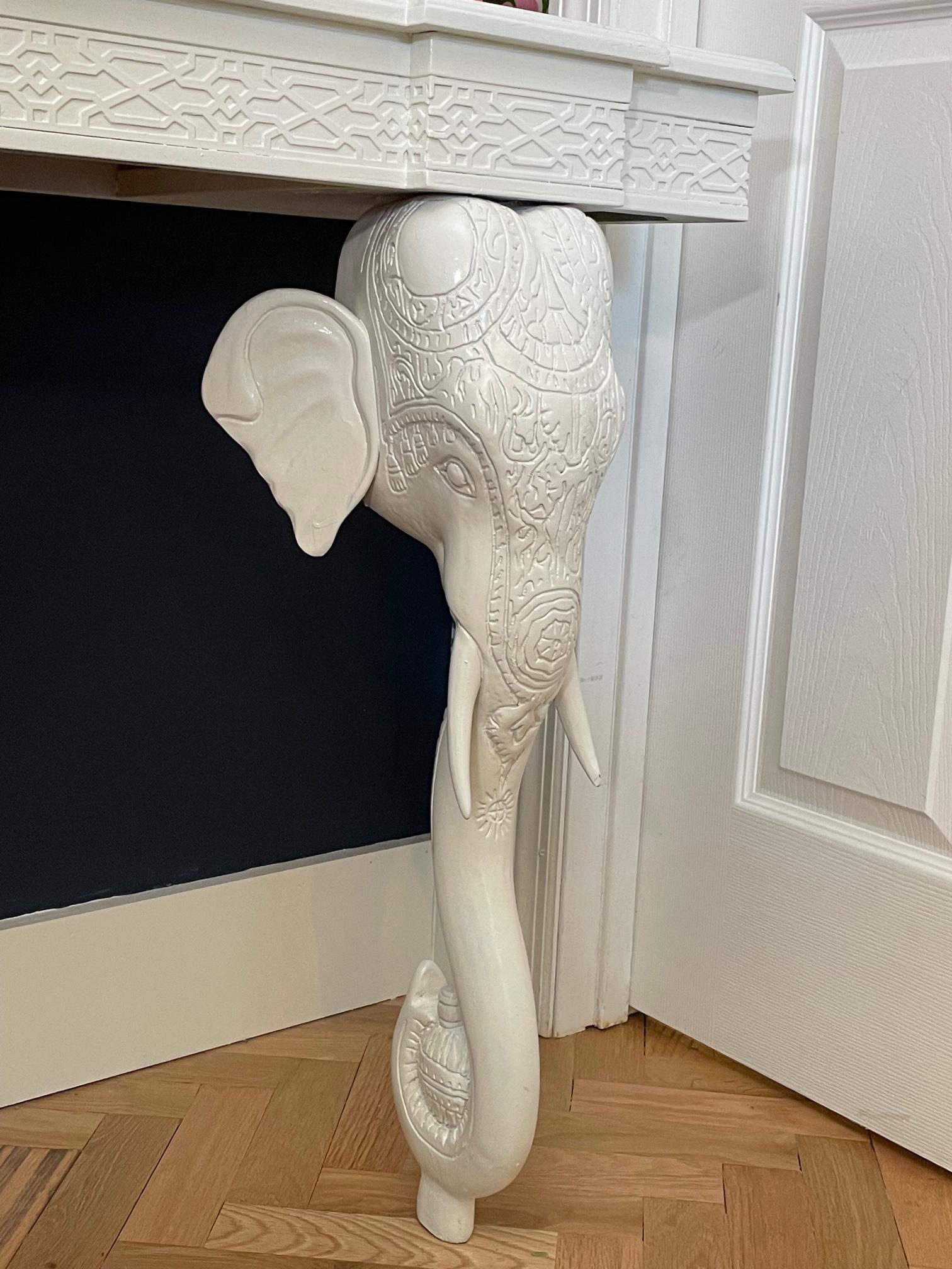 Elephant Wall Mount Console Table by Gampel Stoll For Sale 4
