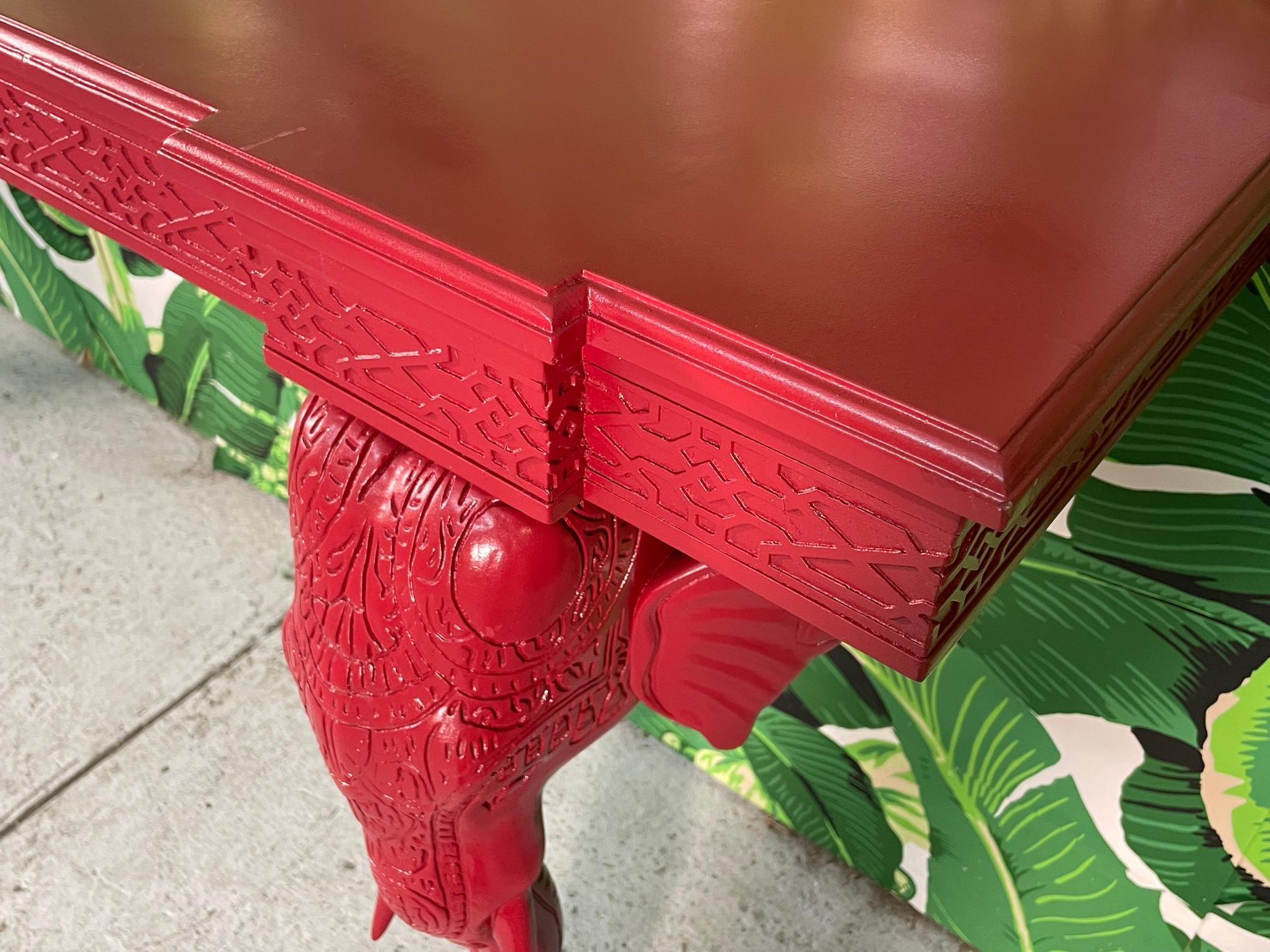 Elephant Wall Mount Console Table by Gampel Stoll In Good Condition In Jacksonville, FL